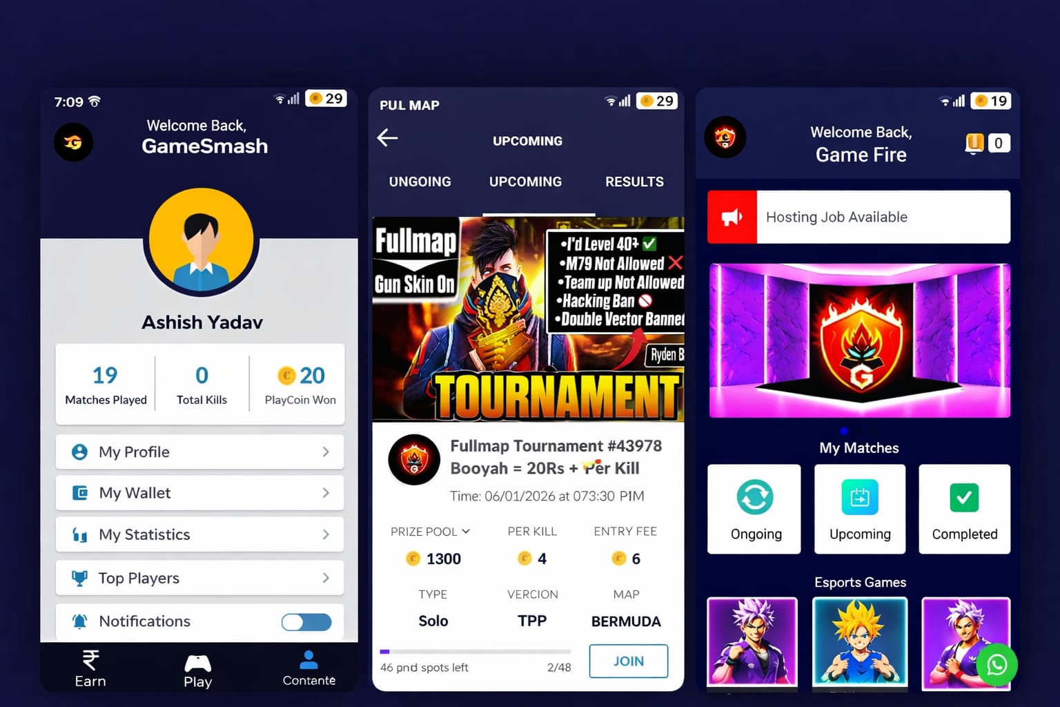 ⚡ FROM MATCHMAKING TO PAYOUTS – COMPLETE TOURNAMENT APP SOLUTIONS